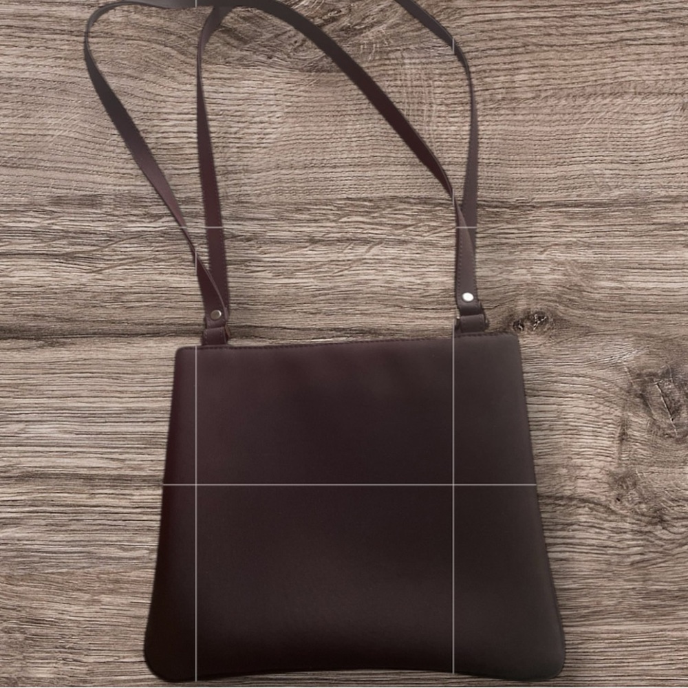 90’s Chocolate Brown Nylon Organizer Bag